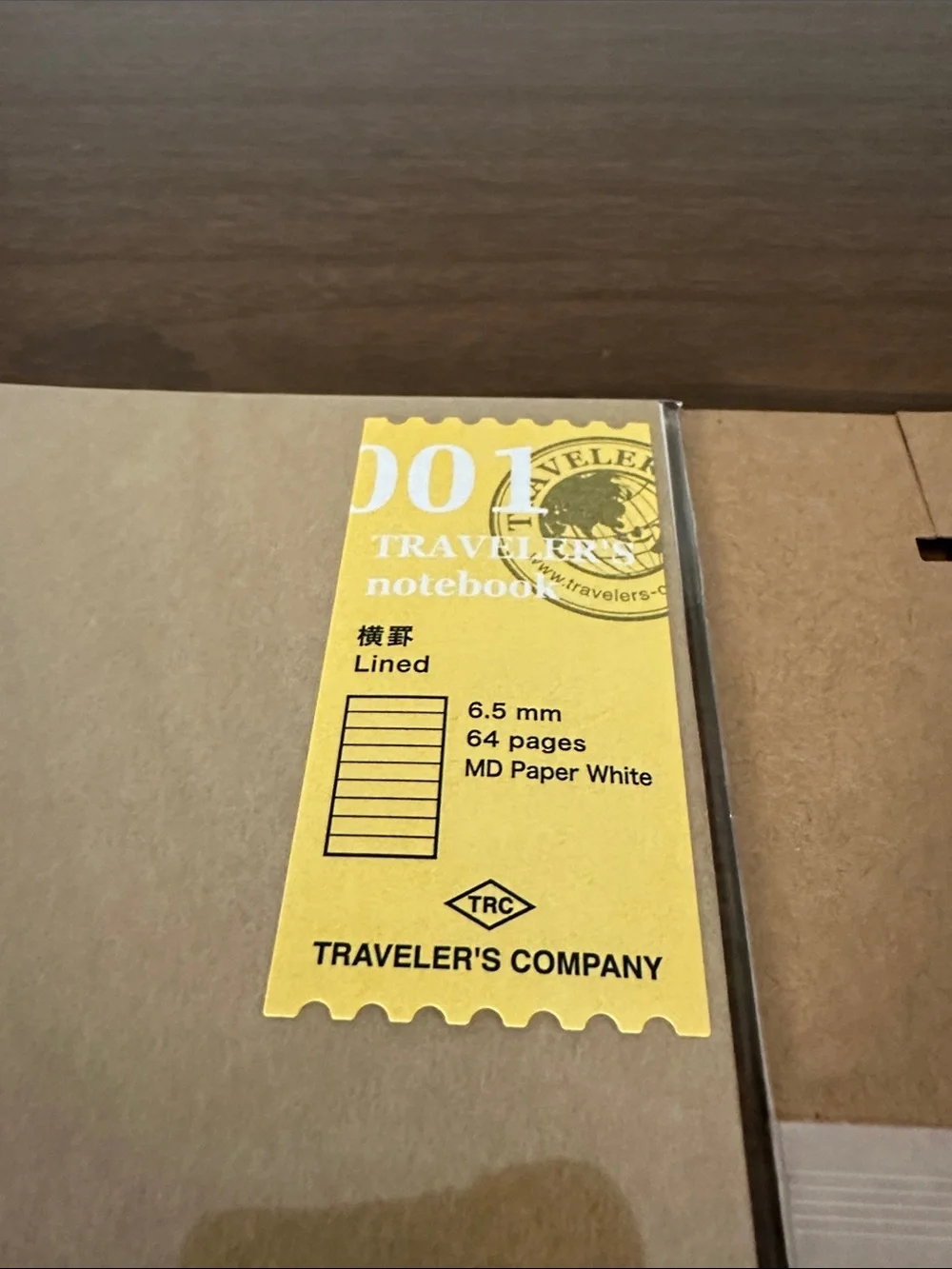 Traveler's Company Lined Refill Notebook with Bookmarks